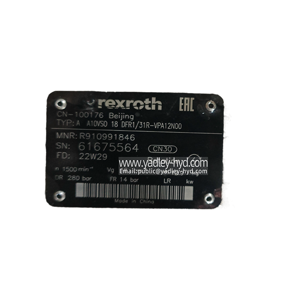 Rexroth A A10VSO18DFR1/31R-VPA12N00 R910991846 - 图片 5