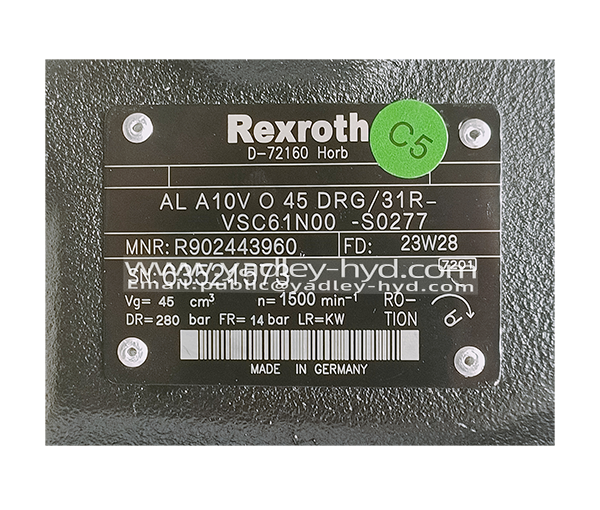 Rexroth A10VO45DRG/31R-VRC62K04+ALA10VO45DRG/31R-VSC61N00 R902436036+R902443960 - 图片 6